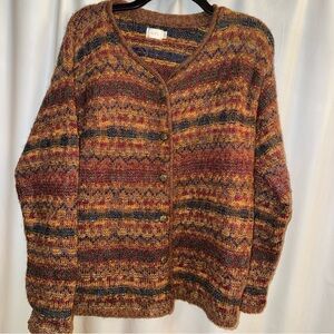 Multicolor Women's Cardigan Sweater